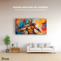 Cuadros Decorativos Canvas Revolution | Lucha Espartana | Montaje3