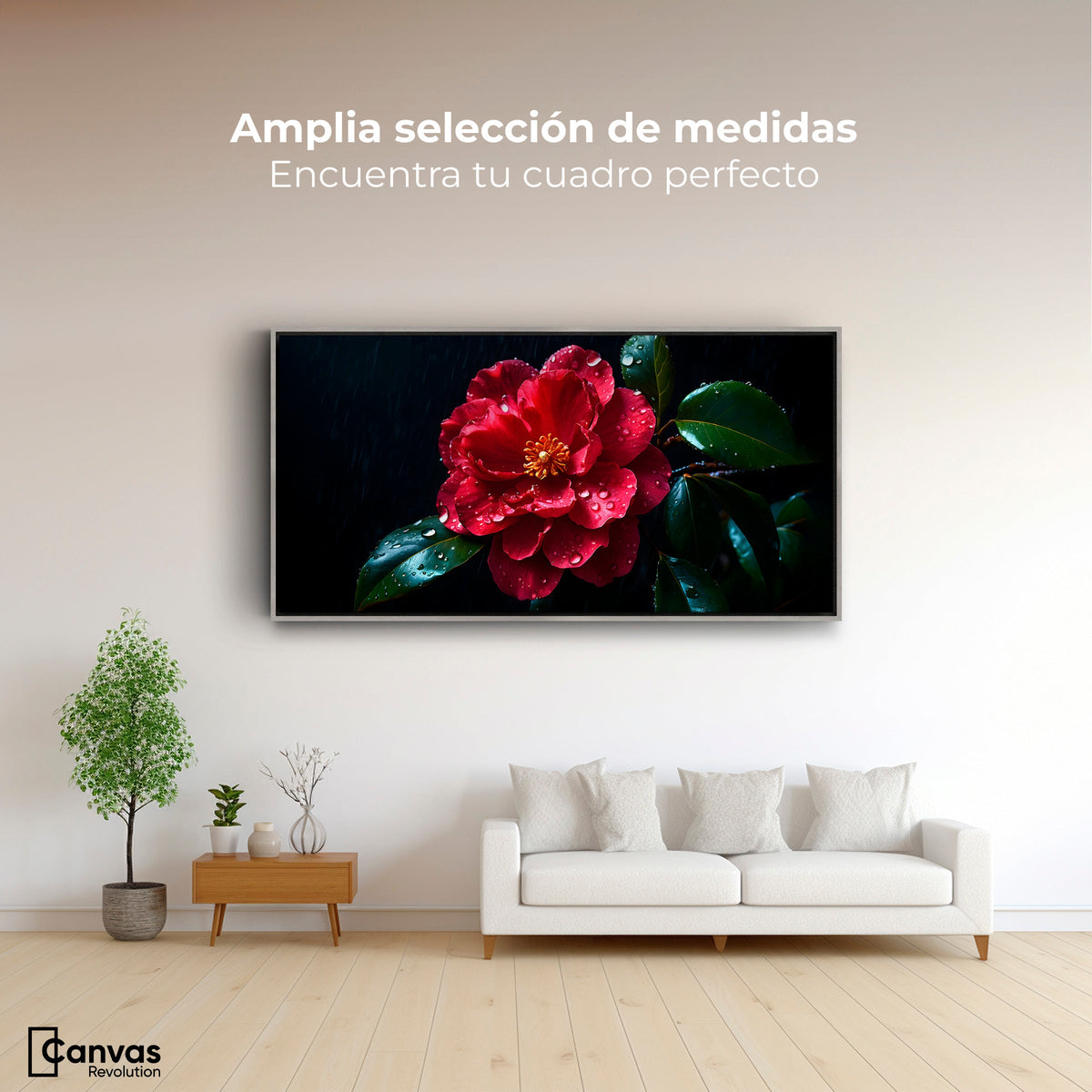 Cuadros Decorativos Canvas Revolution | Magia De Camelia | Montaje3