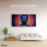Cuadros Decorativos Canvas Revolution | Mandala Luminoso | Montaje3