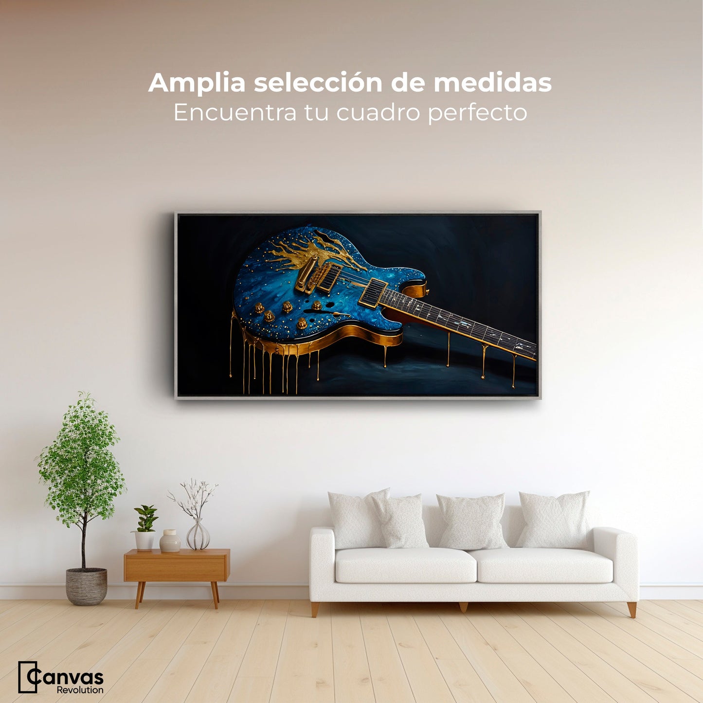 Cuadros Decorativos Canvas Revolution | Melodia Pintada | Montaje3