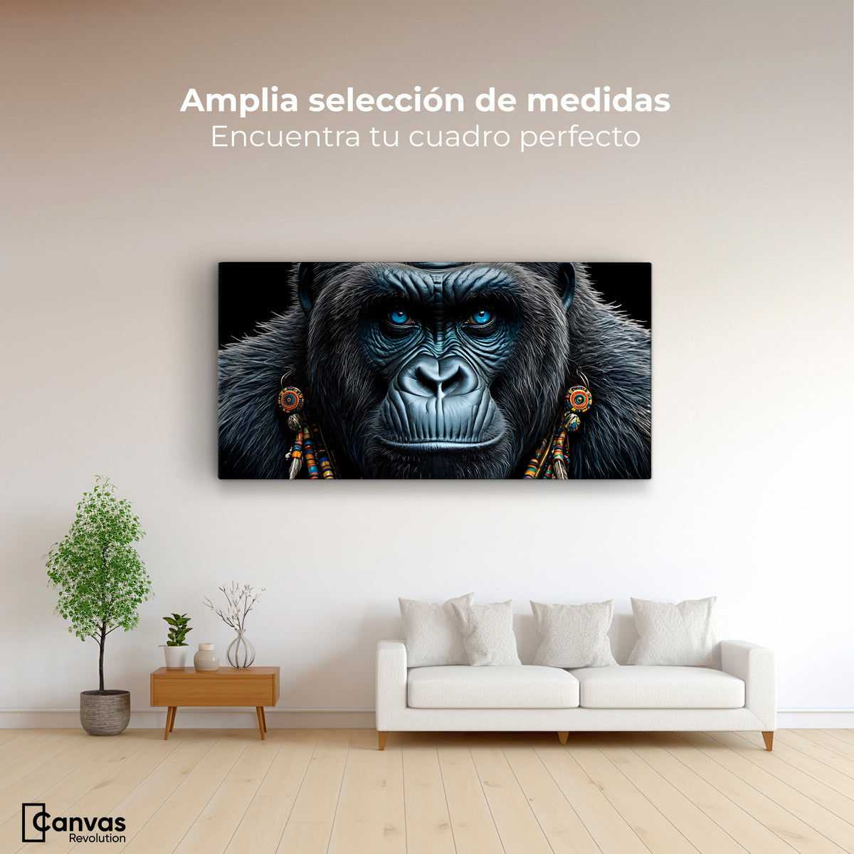 Cuadros Decorativos Canvas Revolution | Mirada Profunda | Montaje3