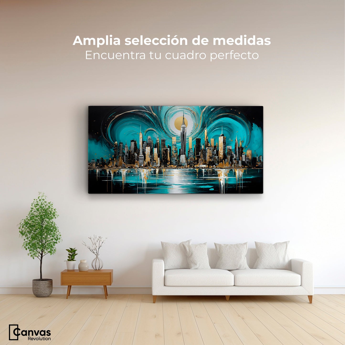 Cuadros Decorativos Canvas Revolution | Nueva York Brilla | Montaje3