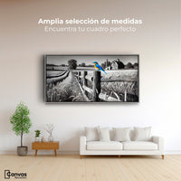 Cuadros Decorativos Canvas Revolution | Pajaro En Reposo | Montaje3
