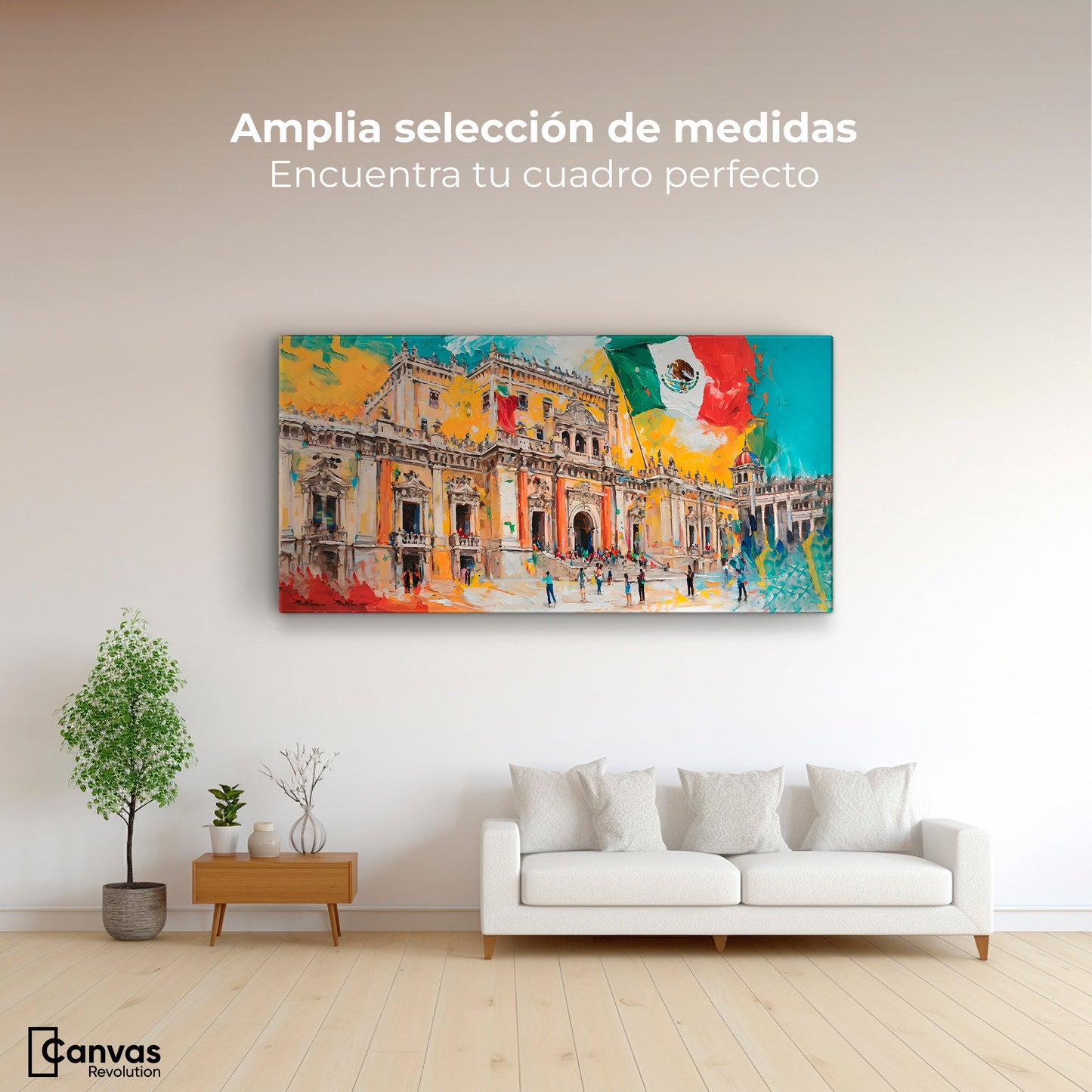 Cuadros Decorativos Canvas Revolution | Palacio Nacional | Montaje3