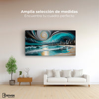 Cuadros Decorativos Canvas Revolution | Playa Y Serenidad | Montaje3