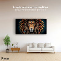 Cuadros Decorativos Canvas Revolution | Realeza Salvaje | Montaje3