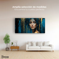 Cuadros Decorativos Canvas Revolution | Reflejos Dorados | Montaje3