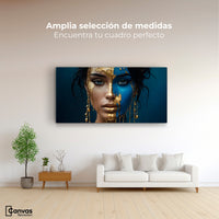 Cuadros Decorativos Canvas Revolution | Rostro Abstracto | Montaje3