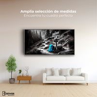 Cuadros Decorativos Canvas Revolution | Rumbo Al Bosque | Montaje3