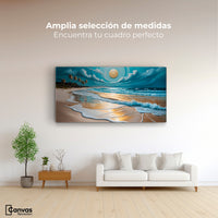 Cuadros Decorativos Canvas Revolution | Silencio En Playa | Montaje3