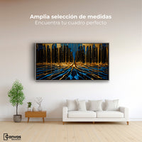Cuadros Decorativos Canvas Revolution | Simetria Liquida | Montaje3