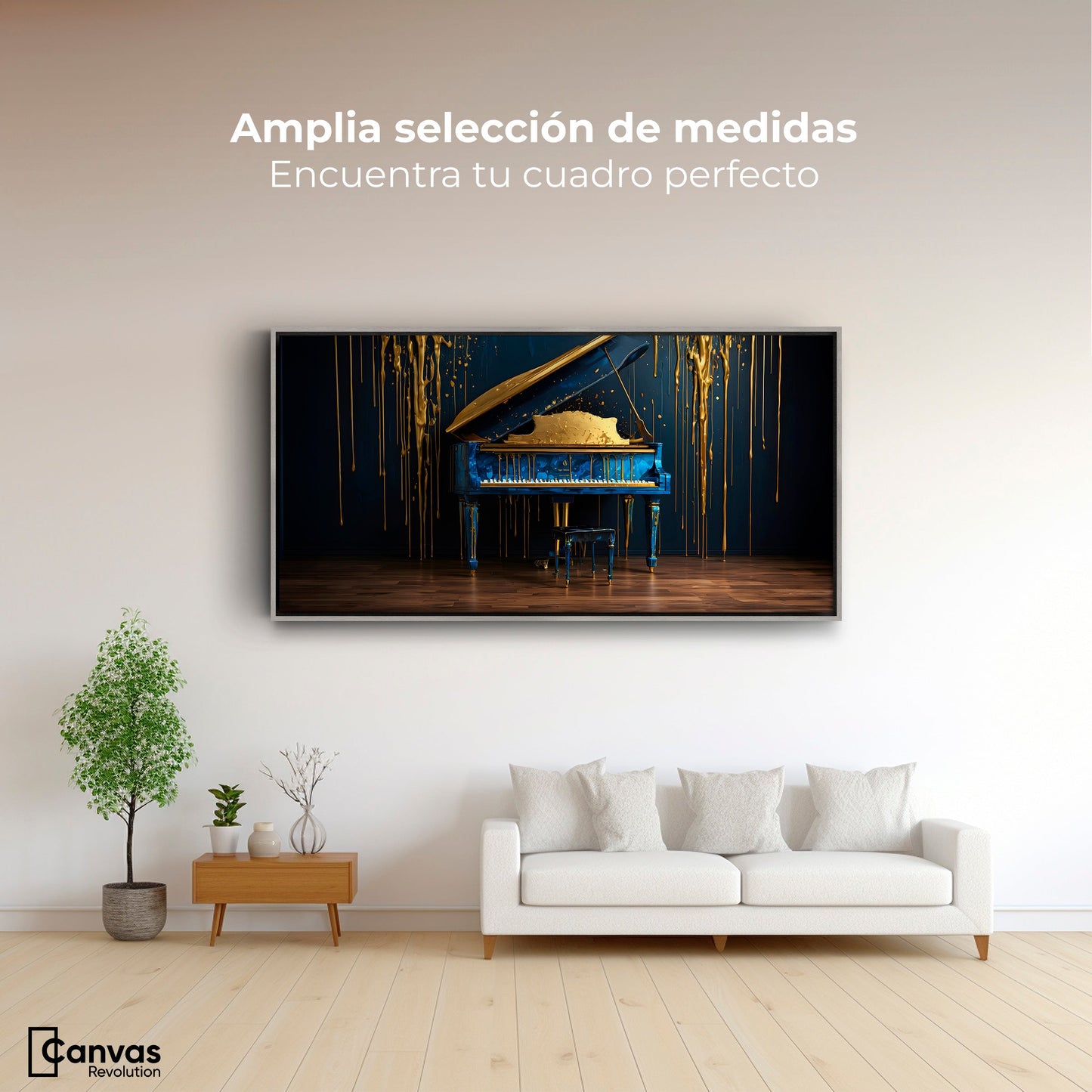 Cuadros Decorativos Canvas Revolution | Sinfonia Barroca | Montaje3