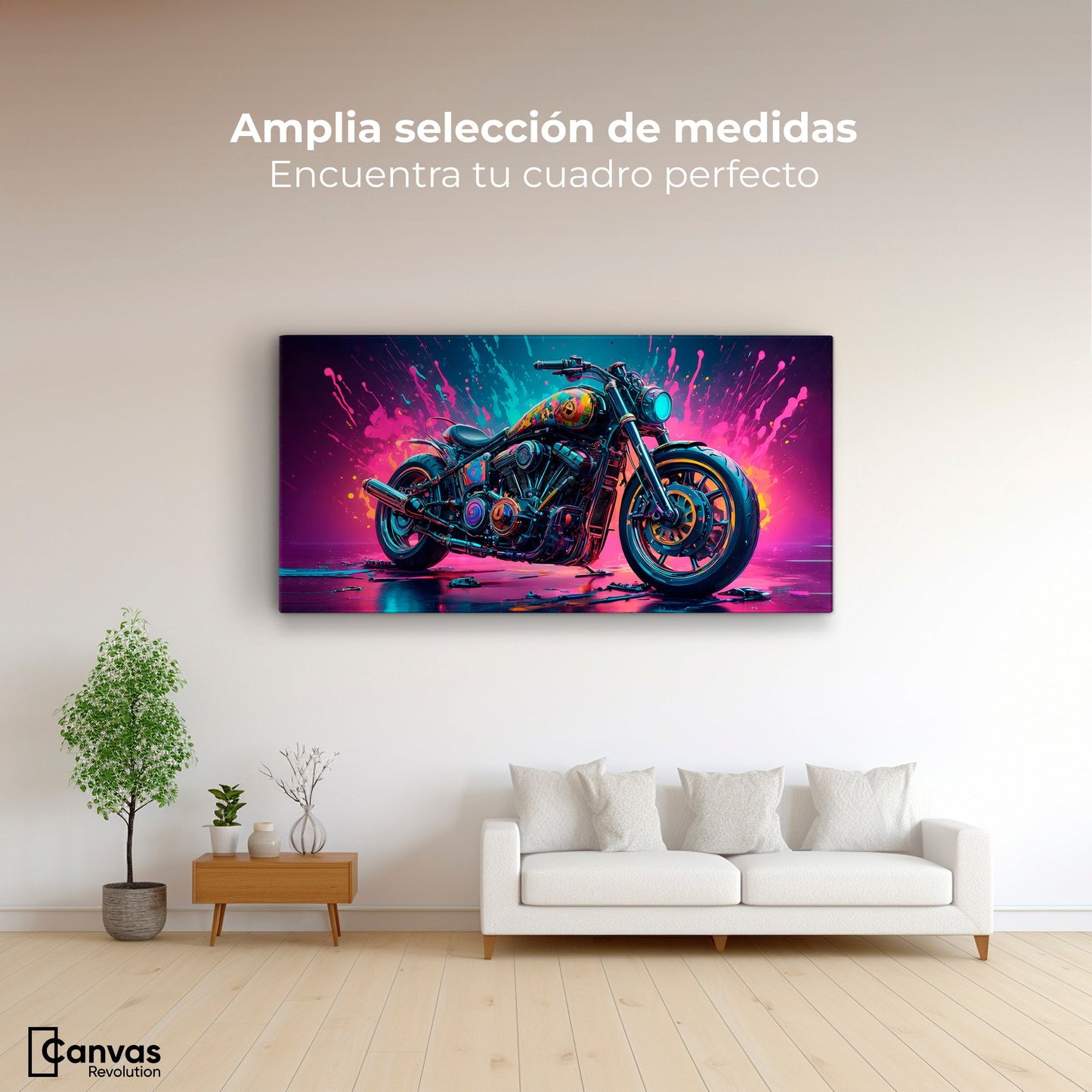 Cuadros Decorativos Canvas Revolution | Sueno Motorizado | Montaje3