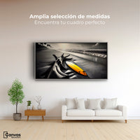 Cuadros Decorativos Canvas Revolution | Surf Al Amanecer | Montaje3