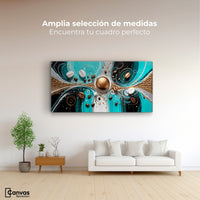 Cuadros Decorativos Canvas Revolution | Susurros De Oro | Montaje3