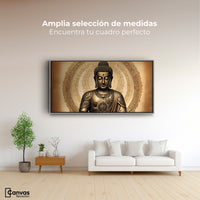 Cuadros Decorativos Canvas Revolution | Trascender Dorado | Montaje3