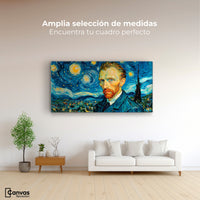 Cuadros Decorativos Canvas Revolution | Van Gogh Estrellado | Montaje3