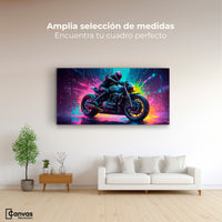 Cuadros Decorativos Canvas Revolution | Velocidad Luminosa | Montaje3
