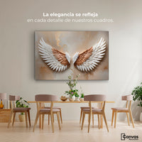 Cuadros Decorativos Canvas Revolution | Alas Espiritu Sol | Montaje4