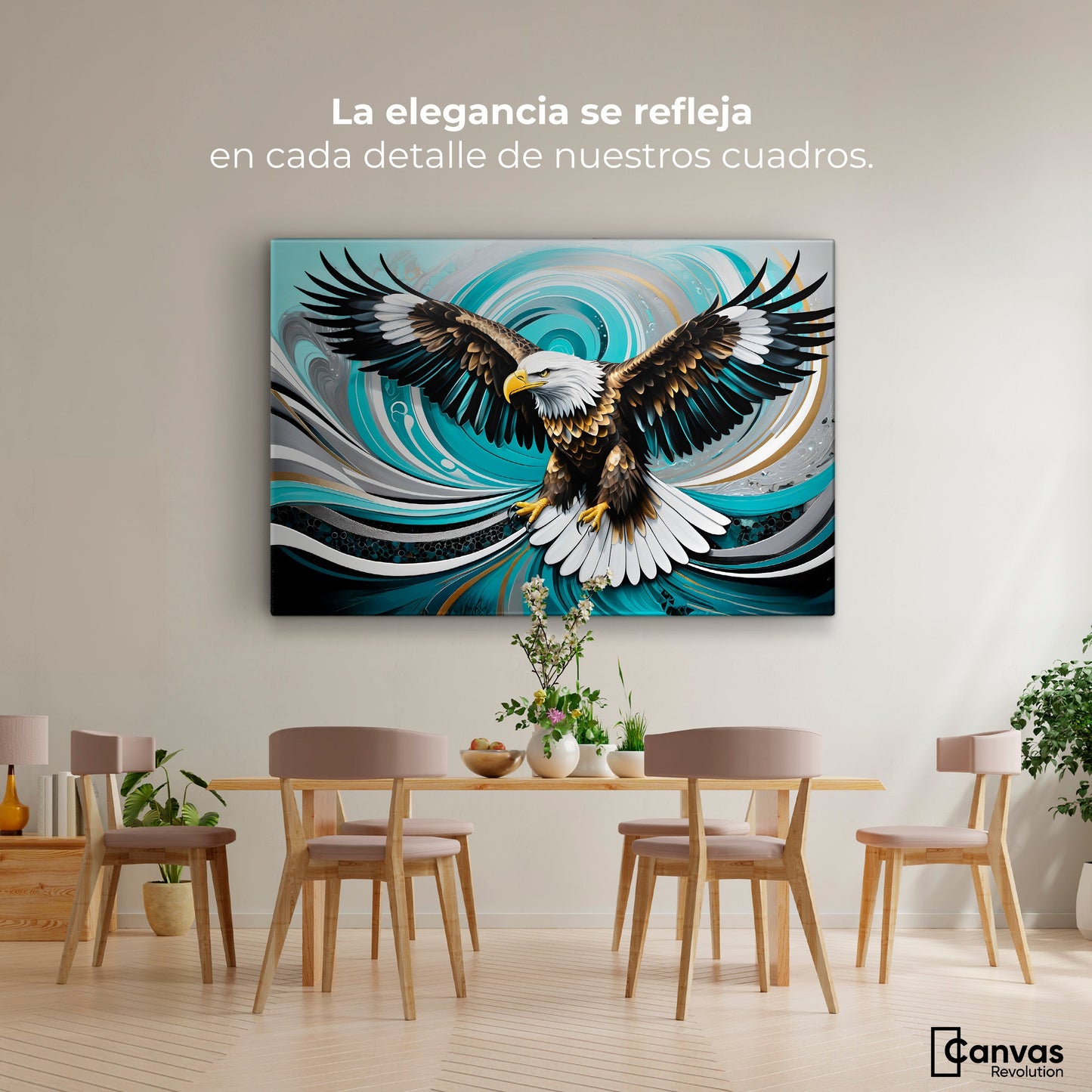 Cuadros Decorativos Canvas Revolution | Alma De Aguila | Montaje4