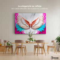 Cuadros Decorativos Canvas Revolution | Angel Vuelo Divino | Montaje4