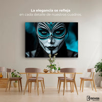 Cuadros Decorativos Canvas Revolution | Aqua En El Rostro | Montaje4