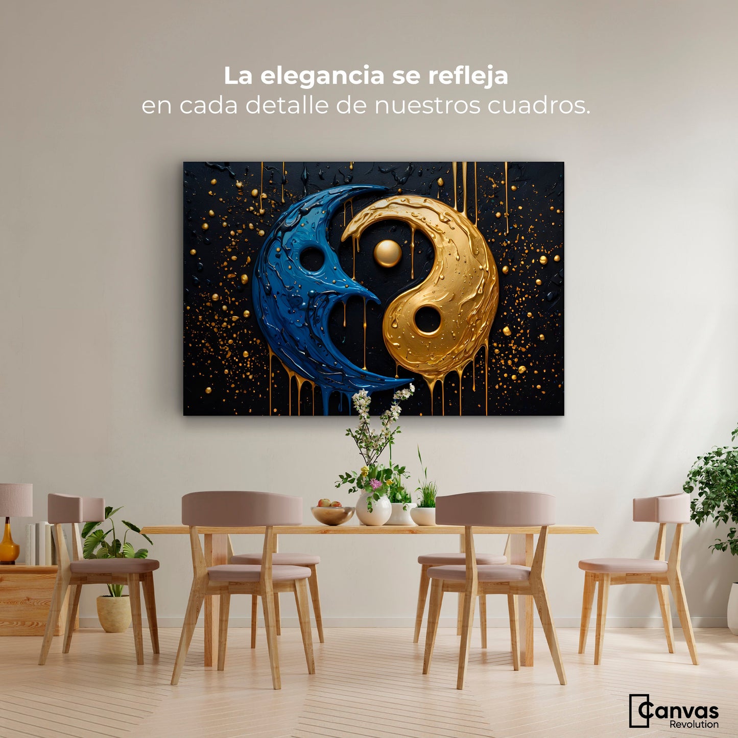Cuadros Decorativos Canvas Revolution | Armonia Yin Yang | Montaje4