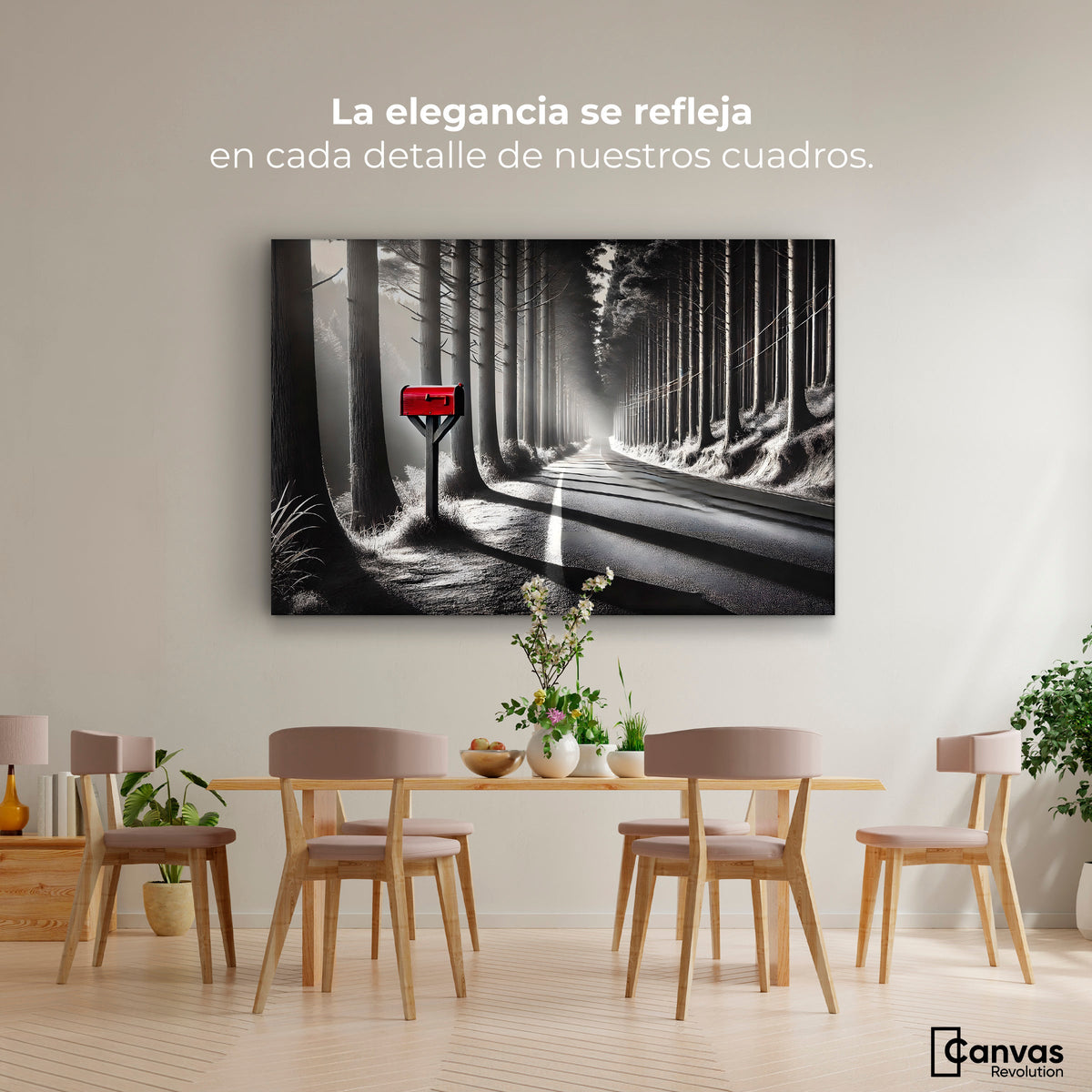 Cuadros Decorativos Canvas Revolution | Carta Al Viento | Montaje4