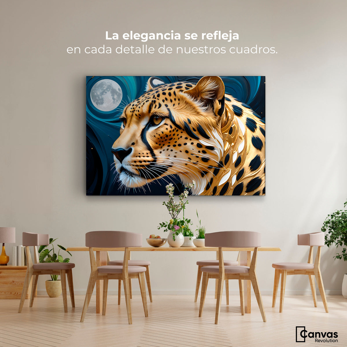 Cuadros Decorativos Canvas Revolution | Chita Real Luna | Montaje4