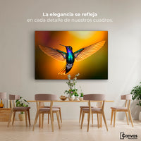 Cuadros Decorativos Canvas Revolution | Colibri Encantado | Montaje4