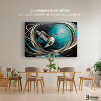 Cuadros Decorativos Canvas Revolution | Colibri Motion | Montaje4