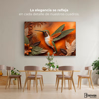 Cuadros Decorativos Canvas Revolution | Colibri Sublime | Montaje4