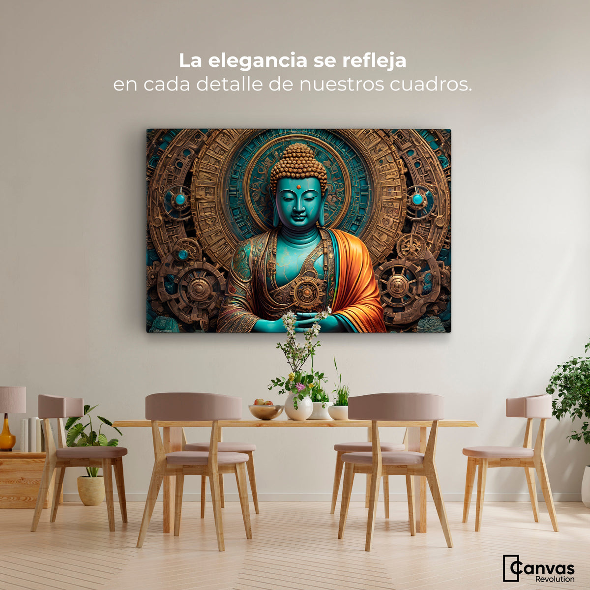Cuadros Decorativos Canvas Revolution | Concentracion Zen | Montaje4