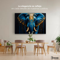 Cuadros Decorativos Canvas Revolution | Elefante Celestial | Montaje4