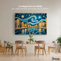 Cuadros Decorativos Canvas Revolution | Esencia Estrellada | Montaje4