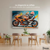 Cuadros Decorativos Canvas Revolution | Esqueletos Pista | Montaje4