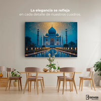 Cuadros Decorativos Canvas Revolution | Estrellas Taj Mahal | Montaje4