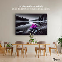 Cuadros Decorativos Canvas Revolution | Flores En El Agua | Montaje4