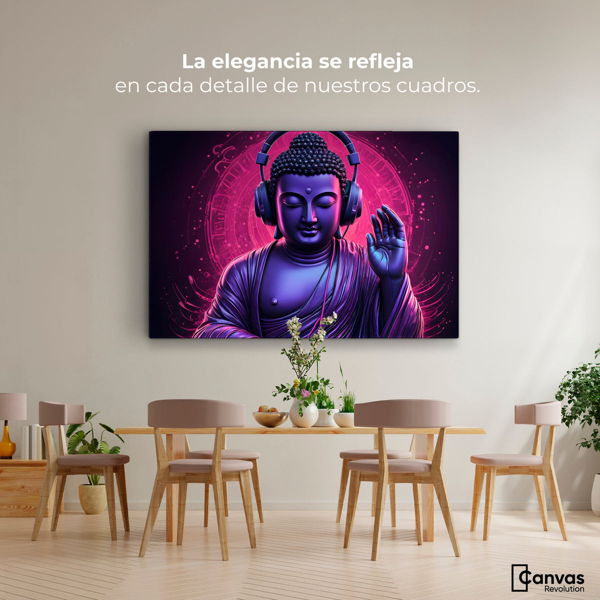 Cuadros Decorativos Canvas Revolution | Fusion Espiritual | Montaje4