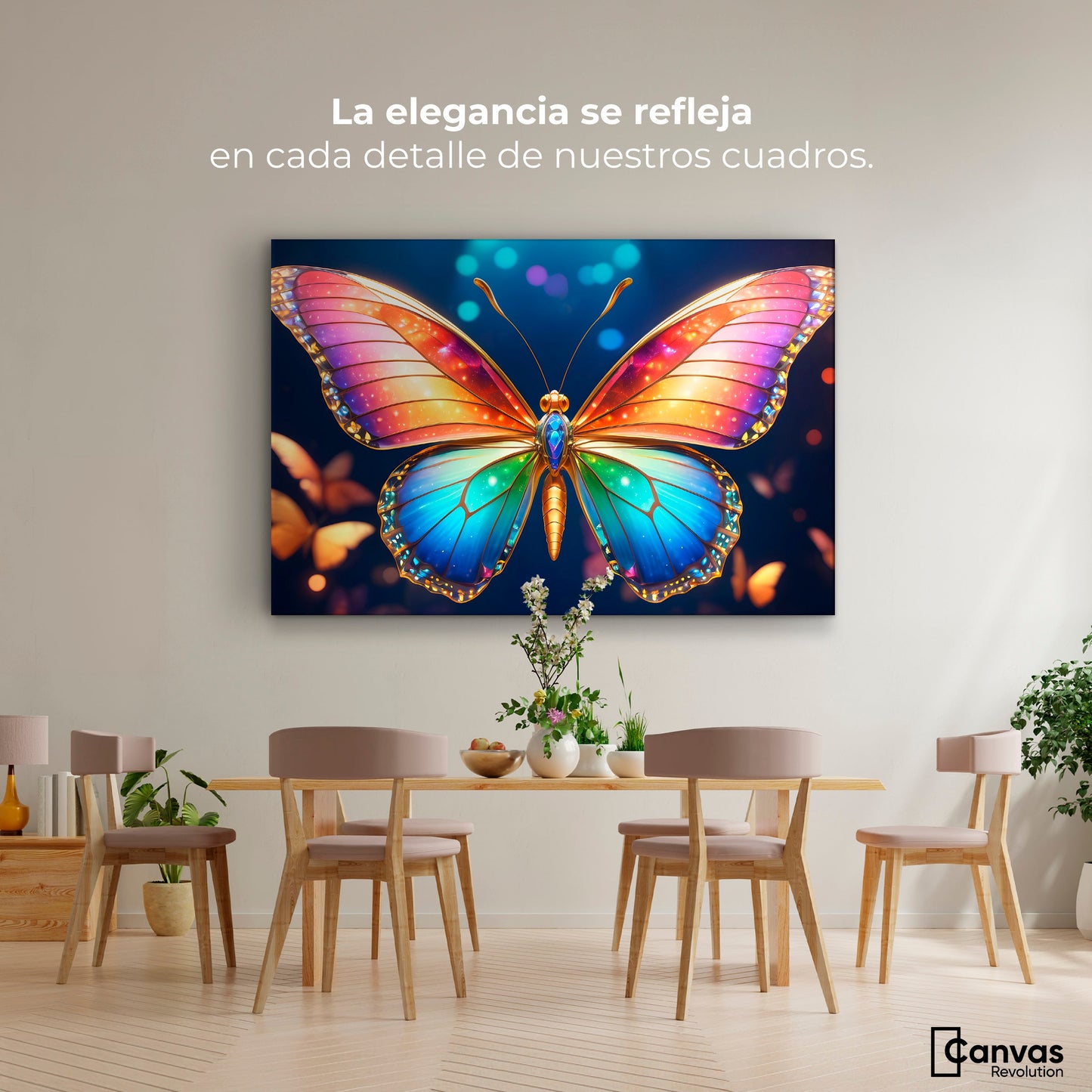 Cuadros Decorativos Canvas Revolution | Gemas En La Noche | Montaje4