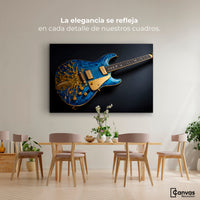 Cuadros Decorativos Canvas Revolution | Guitarra Estelar | Montaje4