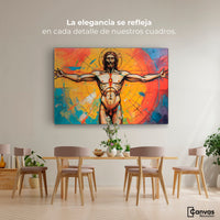 Cuadros Decorativos Canvas Revolution | Jesus Meditando | Montaje4