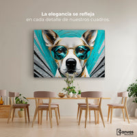 Cuadros Decorativos Canvas Revolution | Lentes Caninos | Montaje4