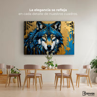 Cuadros Decorativos Canvas Revolution | Lobo Majestuoso | Montaje4