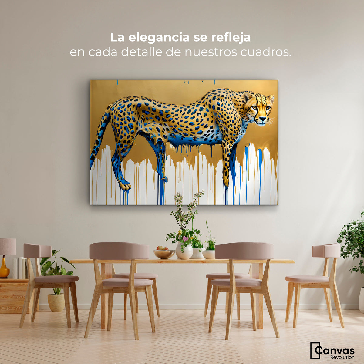 Cuadros Decorativos Canvas Revolution | Majestad Derretida | Montaje4