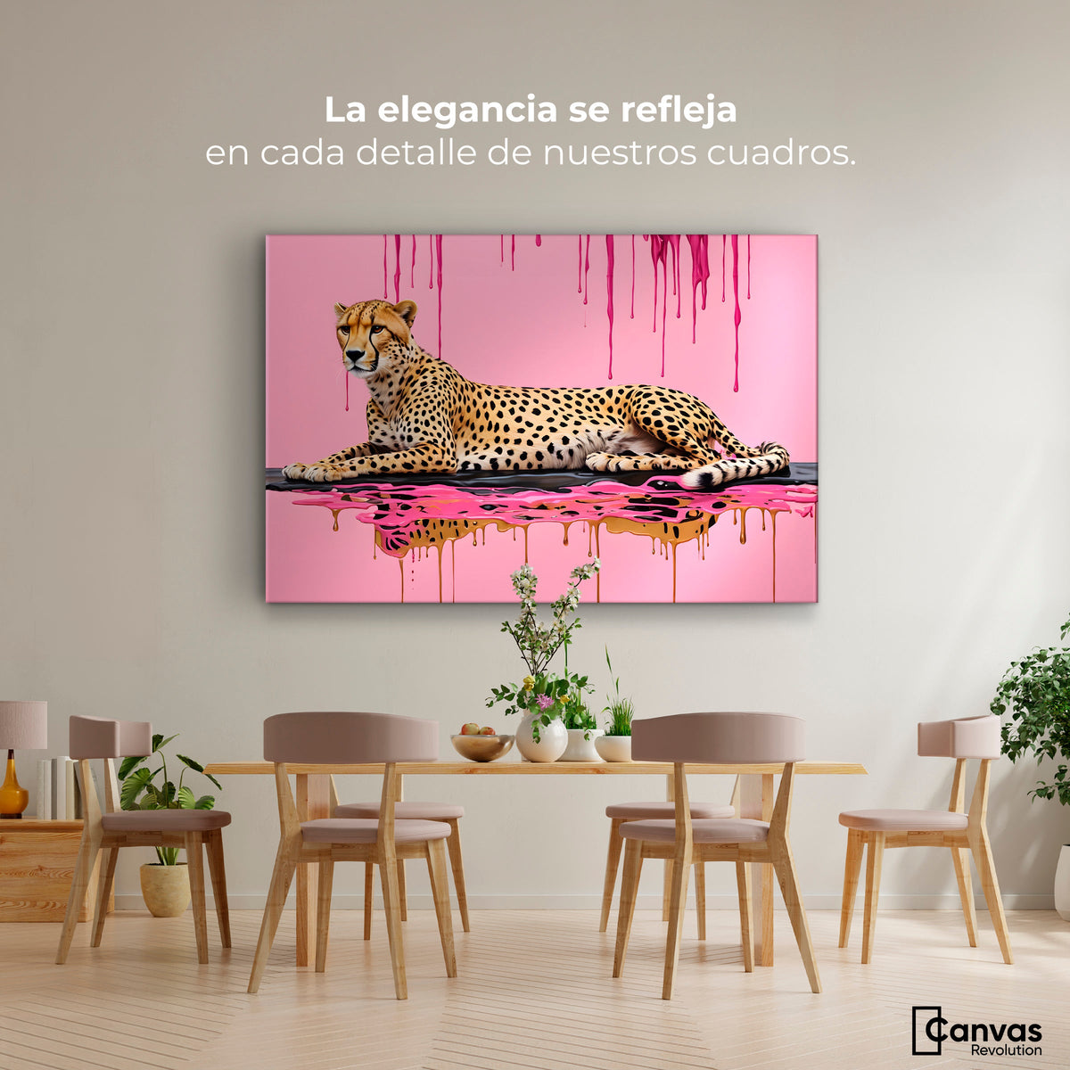 Cuadros Decorativos Canvas Revolution | Manchas Majestuosas | Montaje4