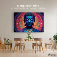 Cuadros Decorativos Canvas Revolution | Mandala Luminoso | Montaje4