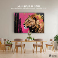 Cuadros Decorativos Canvas Revolution | Melena Majestuosa | Montaje4