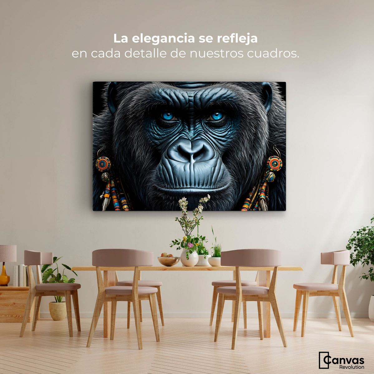 Cuadros Decorativos Canvas Revolution | Mirada Profunda | Montaje4