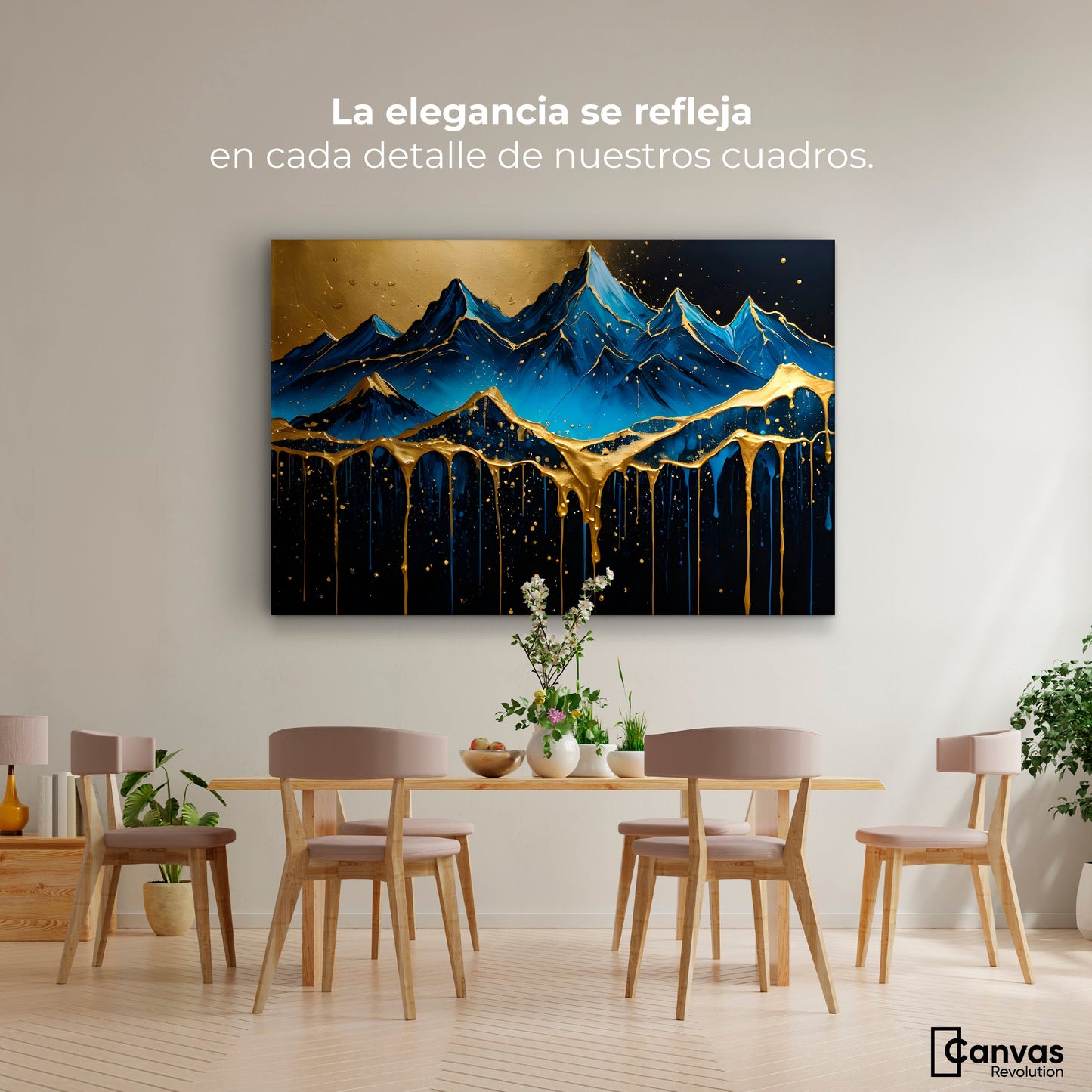 Cuadros Decorativos Canvas Revolution | Montana Celestial | Montaje4